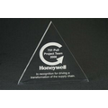 Acrylic Triangle Award - Blank (4"x3/4")